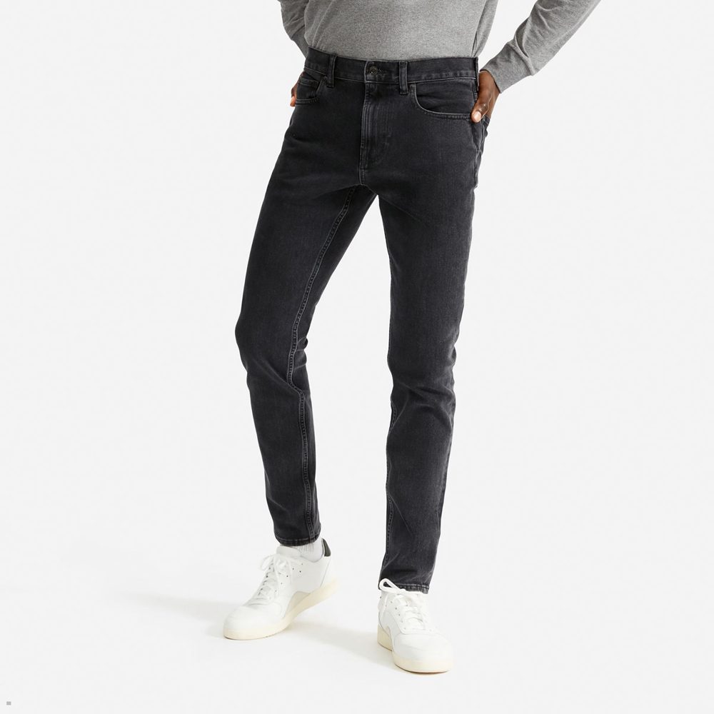 Jean Everlane The Mince 4-Way Stretch Organic Noir Homme | GZS-28385808