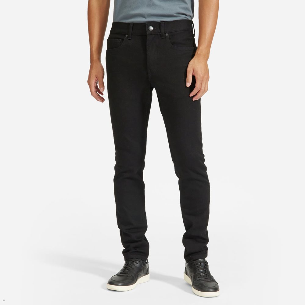 Jean Everlane The Mince 4-Way Stretch Organic Noir Homme | BSS-31221668